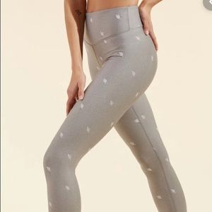 NWT Alala Silver Laurel Embroidered Tight